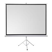 EVEREST TPP-240 240x200  TRIPOD PROJEKSİYON PERDESİ   Arkası Siyah Fonlu, Taşınabilir Ayaklı Model